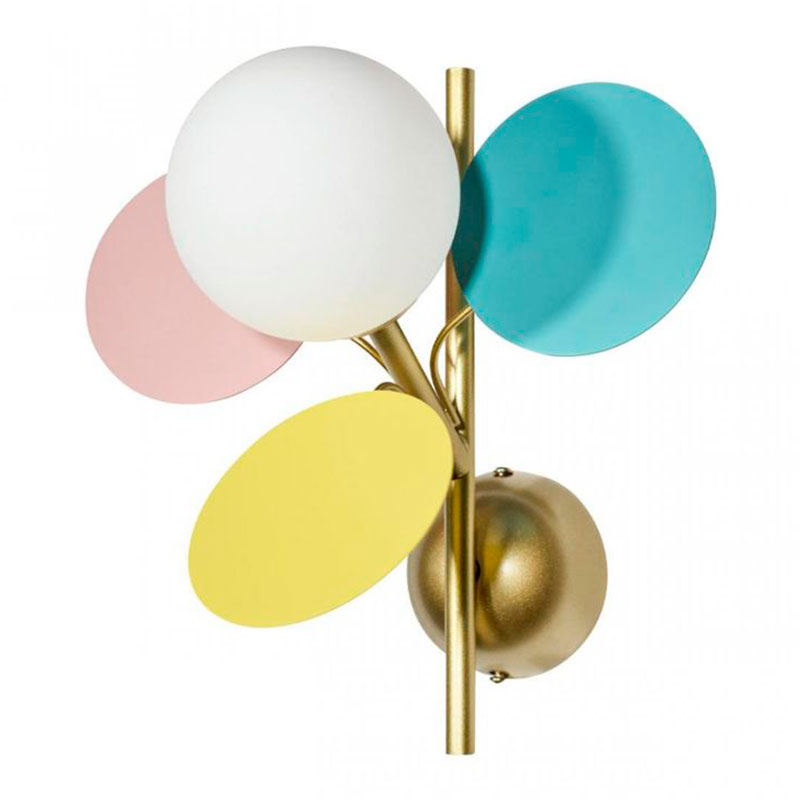 Бра MATISSE sconce One multicolor Мульти Золотой Белый Бра MATISSE sconce One multicolor Мульти Золотой Белый в Волгограде | Loft Concept