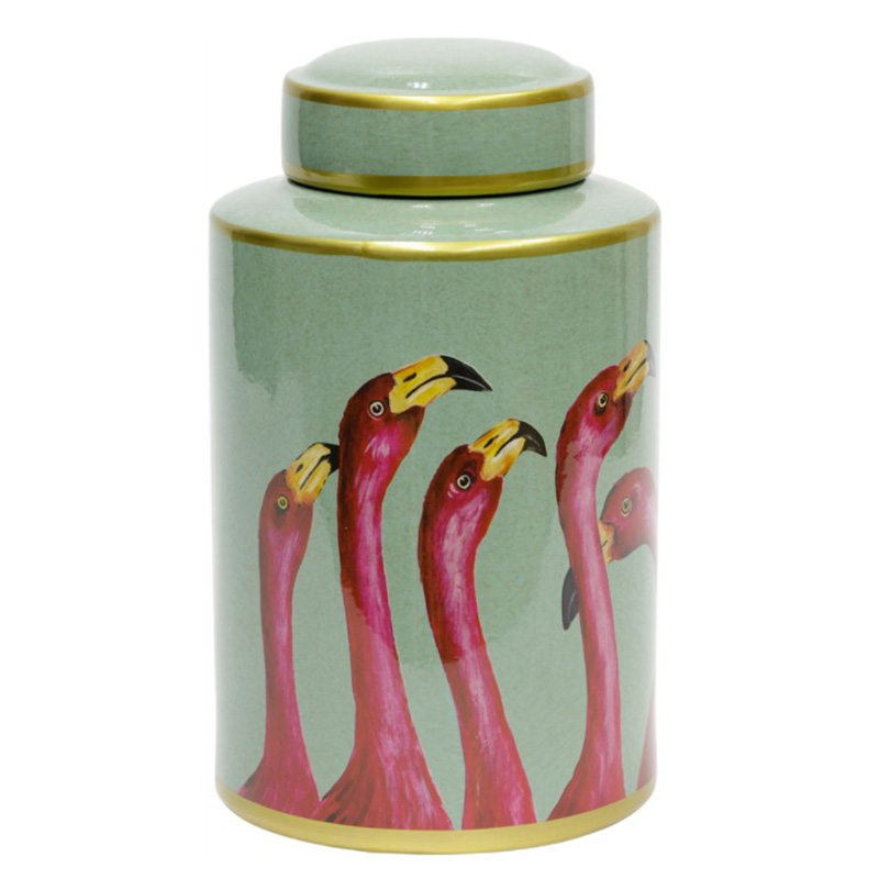 Ваза Flamingo Vase Розовый Бирюзовый Золотой Ваза Flamingo Vase Розовый Бирюзовый Золотой в Волгограде | Loft Concept