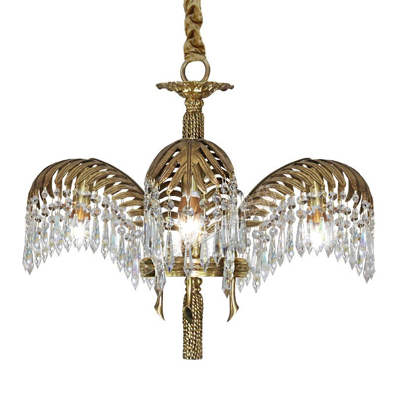Люстра CHANDELIER HILDEBRANDT S Латунь Прозрачное Стекло Люстра CHANDELIER HILDEBRANDT S Латунь Прозрачное Стекло в Волгограде | Loft Concept