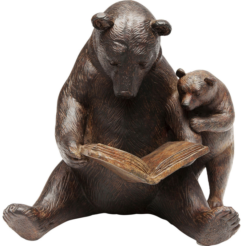 Статуэтка Reading Bears Коричневый Статуэтка Reading Bears Коричневый в Волгограде | Loft Concept