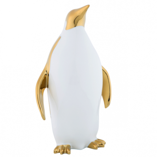 Декор Penguin Big Белый Золотой Декор Penguin Big Белый Золотой в Волгограде | Loft Concept