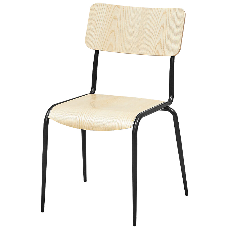Стул Joshua Loft Stool light Древесина Черный Стул Joshua Loft Stool light Древесина Черный в Волгограде | Loft Concept