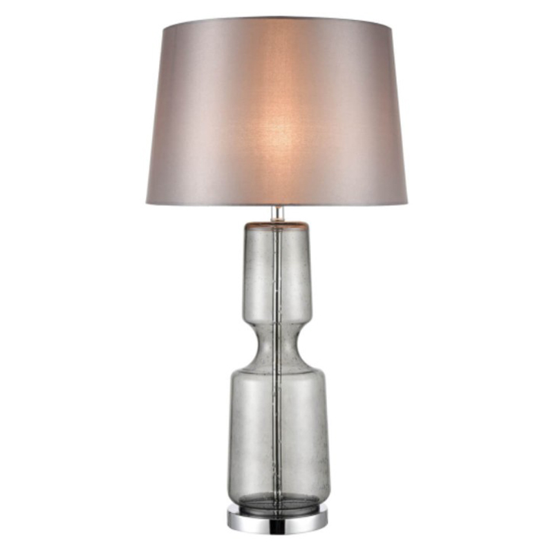 Настольная лампа Серое Стекло Antero Chrome Table Lamp Хром Настольная лампа Серое Стекло Antero Chrome Table Lamp Хром в Волгограде | Loft Concept