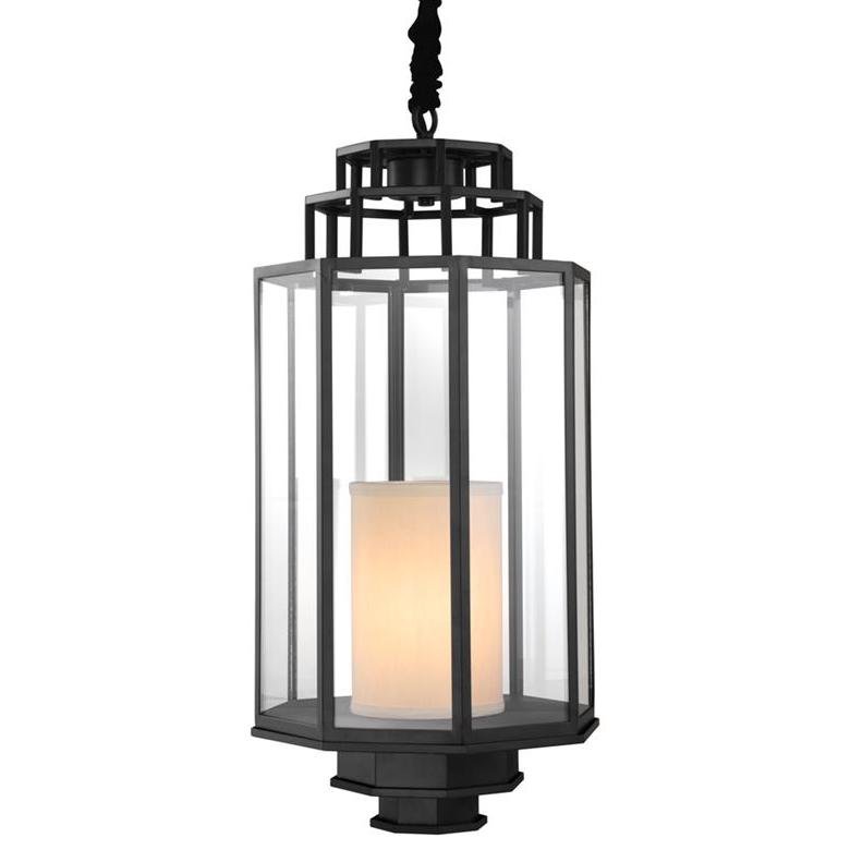 Люстра Lantern Monticello M Черный Прозрачное Стекло Кремовый Люстра Lantern Monticello M Черный Прозрачное Стекло Кремовый в Волгограде | Loft Concept