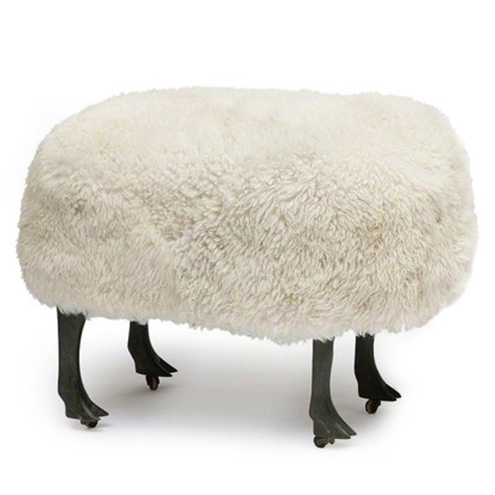 Оттоманка FRANCOIS-XAVIER LALANNE Moutons de laine OTTOMANS Черный Бежевый Графит Оттоманка FRANCOIS-XAVIER LALANNE Moutons de laine OTTOMANS Черный Бежевый Графит в Волгограде | Loft Concept
