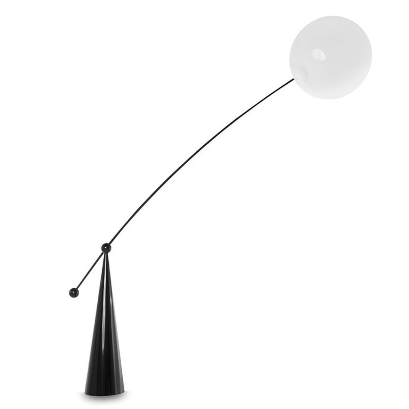 Торшер Opal LED Surface Floor Light Черный Белый Торшер Opal LED Surface Floor Light Черный Белый в Волгограде | Loft Concept