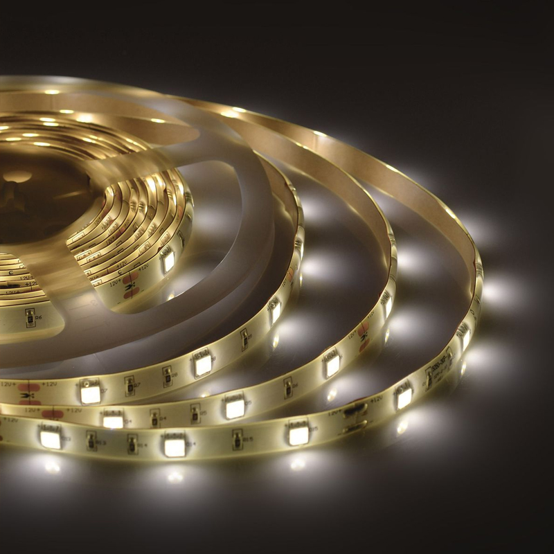 Светодиодная влагозащищенная лента 7,2W/m 30LED/m 5050SMD теплый белый 5M Белый Светодиодная влагозащищенная лента 7,2W/m 30LED/m 5050SMD теплый белый 5M Белый в Волгограде | Loft Concept