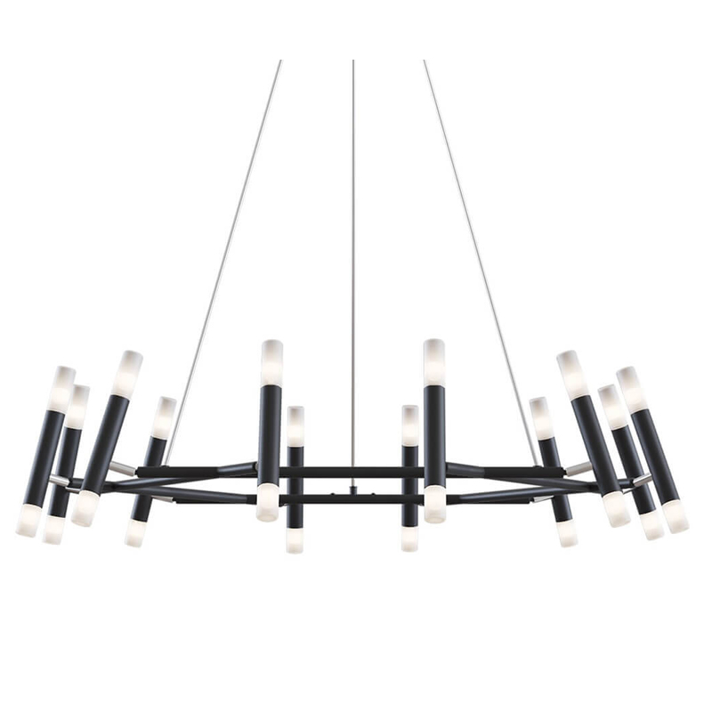 Люстра Arnaut Chandelier 24 Черный Люстра Arnaut Chandelier 24 Черный в Волгограде | Loft Concept