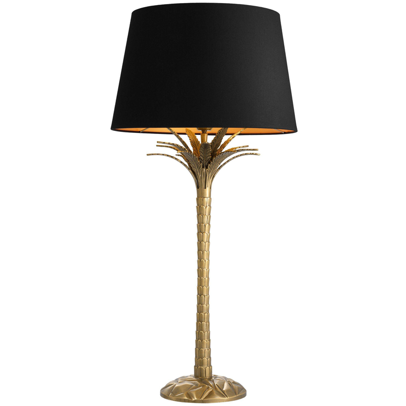 Настольная лампа Eichholtz Table Lamp Palm Harbor Латунь Черный Настольная лампа Eichholtz Table Lamp Palm Harbor Латунь Черный в Волгограде | Loft Concept