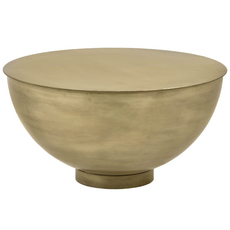 Круглый кофейный стол Modern Metal Caldron Coffee Table Золотой Круглый кофейный стол Modern Metal Caldron Coffee Table Золотой в Волгограде | Loft Concept
