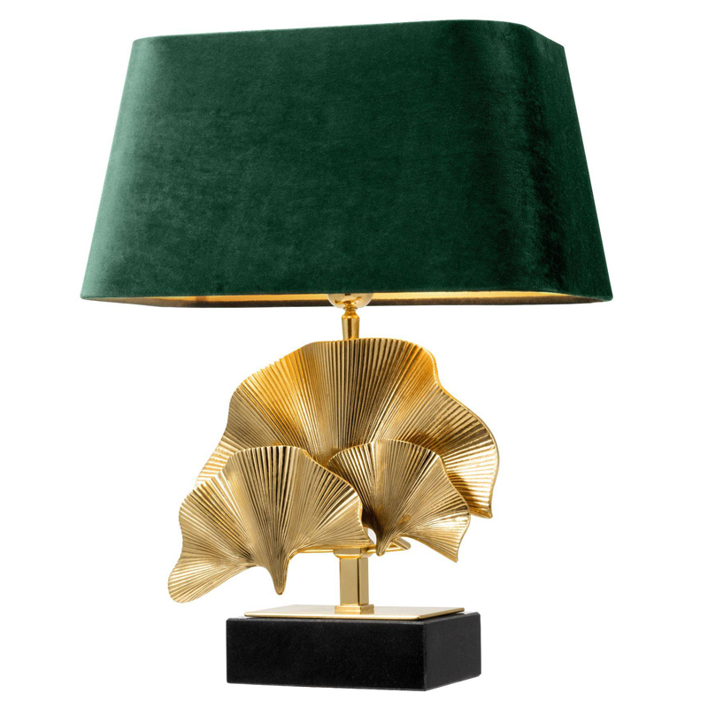 Настольная лампа Eichholtz Table Lamp Olivier green Латунь Черный Зеленый Настольная лампа Eichholtz Table Lamp Olivier green Латунь Черный Зеленый в Волгограде | Loft Concept