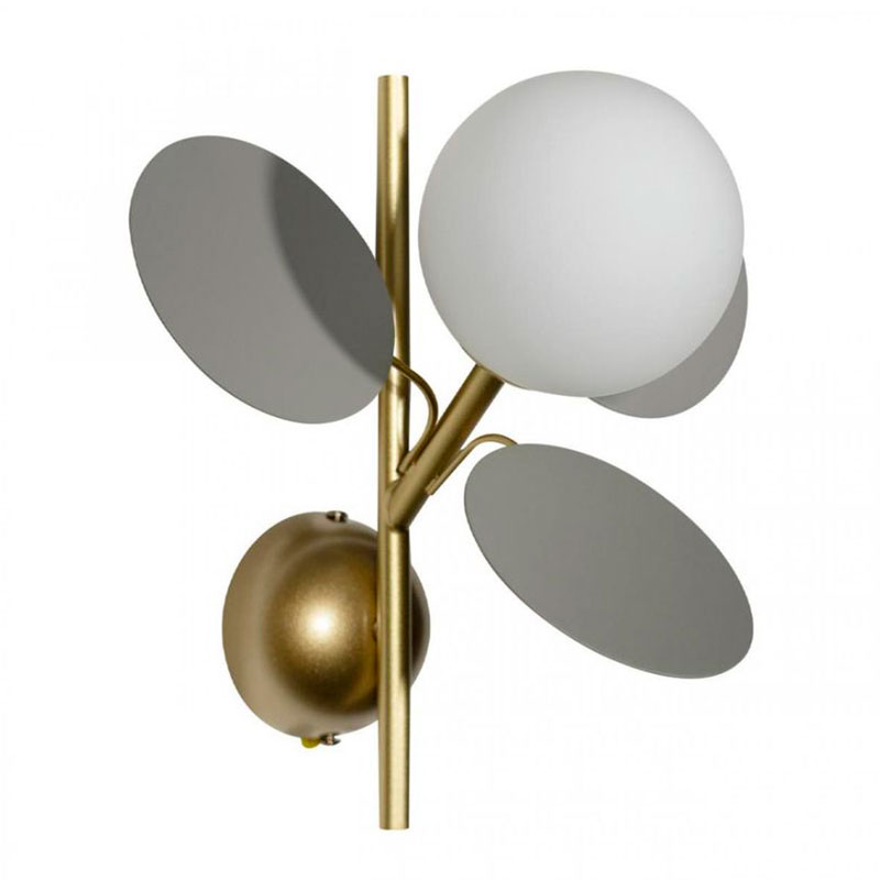 Бра MATISSE sconce One Gray Серый Золотой Белый Бра MATISSE sconce One Gray Серый Золотой Белый в Волгограде | Loft Concept