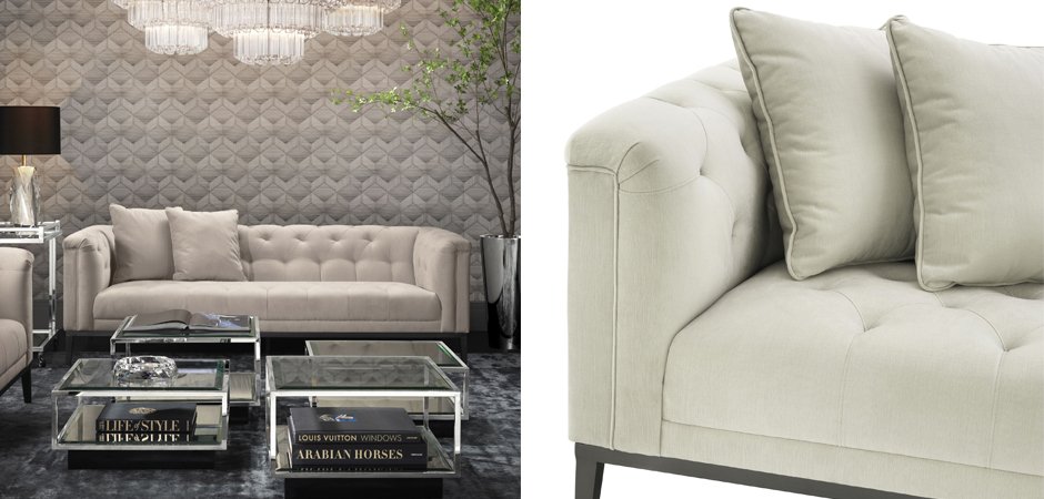 Диван Eichholtz Sofa Cesare Beige Диван Eichholtz Sofa Cesare Beige - Loft-Concept в Волгограде