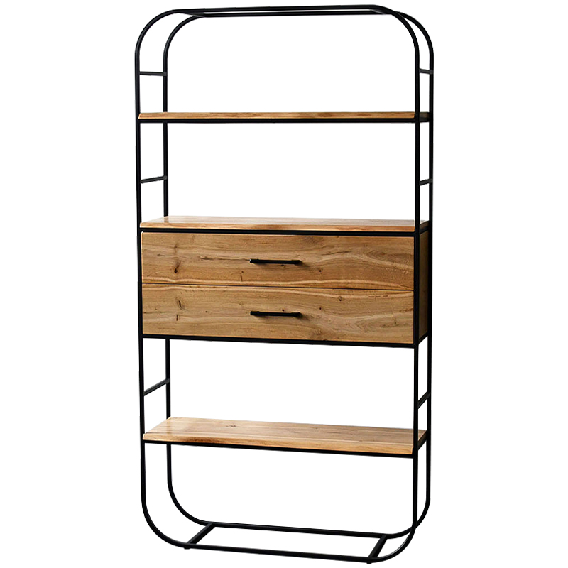 Стеллаж Glenn Industrial Metal Rust Two Drawers Rack Древесина Черный Стеллаж Glenn Industrial Metal Rust Two Drawers Rack Древесина Черный в Волгограде | Loft Concept