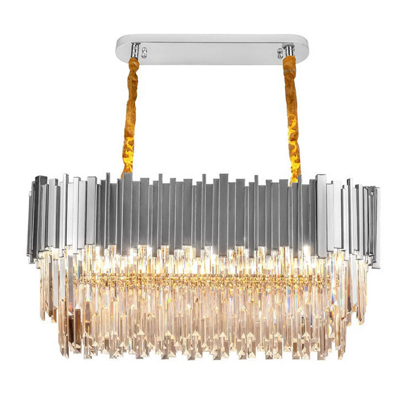 Большая многоярусная люстра Cascade Glass Metal Luxxu Chandelier 100 Silver Серебряный Прозрачное Стекло Большая многоярусная люстра Cascade Glass Metal Luxxu Chandelier 100 Silver Серебряный Прозрачное Стекло в Волгограде | Loft Concept