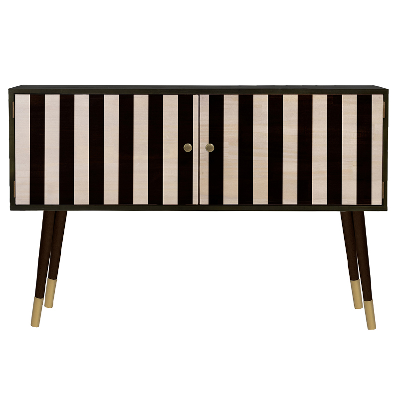 Комод длинный с 2-мя дверцами Rutledge Chest of Drawers Черный Бежевый Золотой Комод длинный с 2-мя дверцами Rutledge Chest of Drawers Черный Бежевый Золотой в Волгограде | Loft Concept