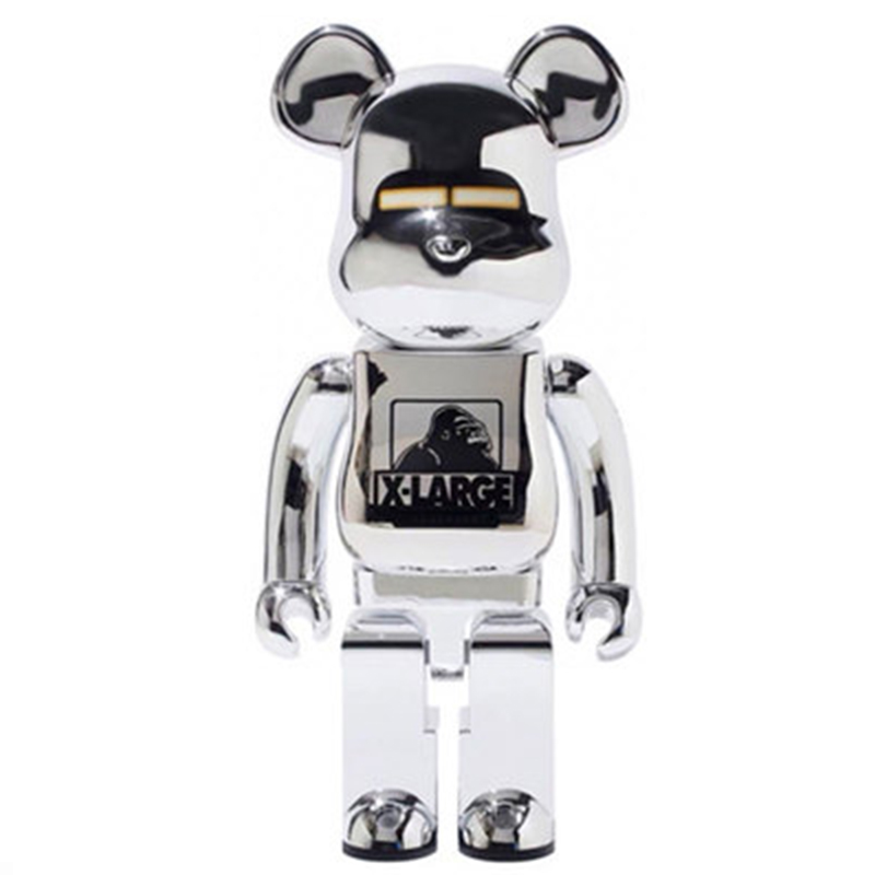 Статуэтка Bearbrick Chrome X-Large Темный хром Статуэтка Bearbrick Chrome X-Large Темный хром в Волгограде | Loft Concept
