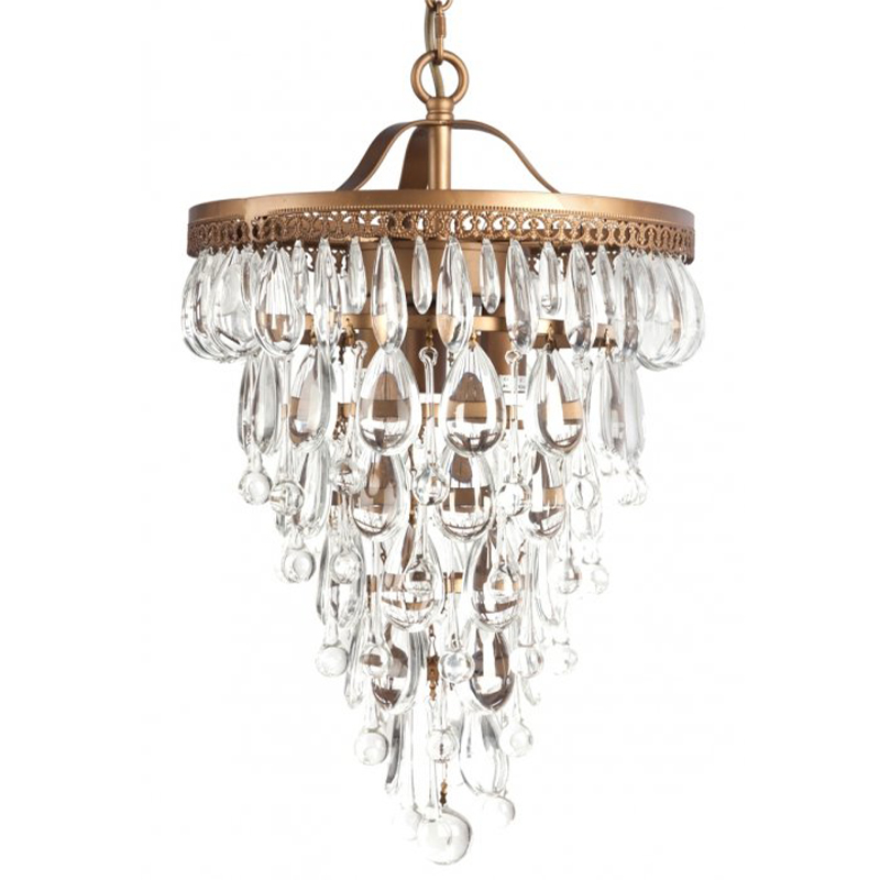 Люстра Clarissa Glass Drop Pendant 30 Бронза Люстра Clarissa Glass Drop Pendant 30 Бронза в Волгограде | Loft Concept