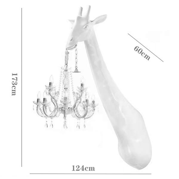 Бра белый жираф White Giraffe Wall Lamp Sconce Chandalier в Волгограде