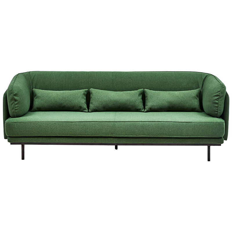 Диван Vibek Sofa Зеленый Черный Диван Vibek Sofa Зеленый Черный в Волгограде | Loft Concept