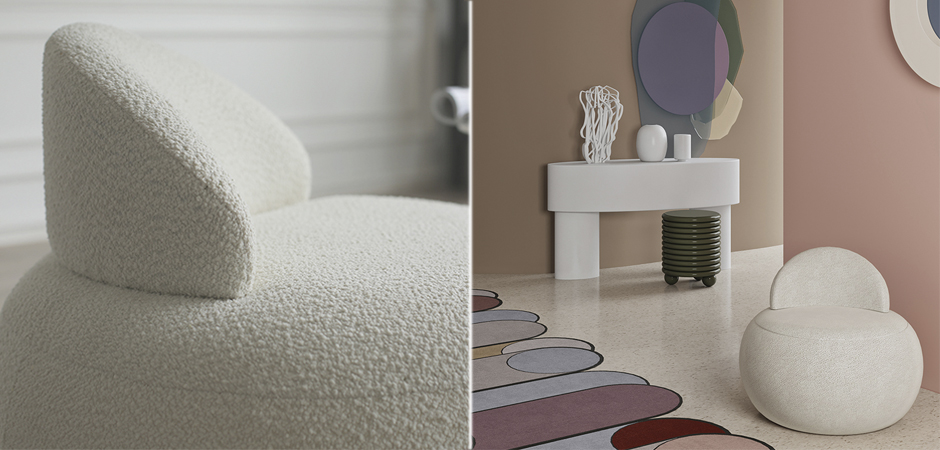 Кресло Boucle Snowball Armchair Кресло Boucle Snowball Armchair - Loft-Concept в Волгограде