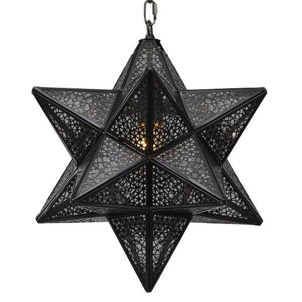 Люстра Morocco Black Star Черный матовый Люстра Morocco Black Star Черный матовый в Волгограде | Loft Concept
