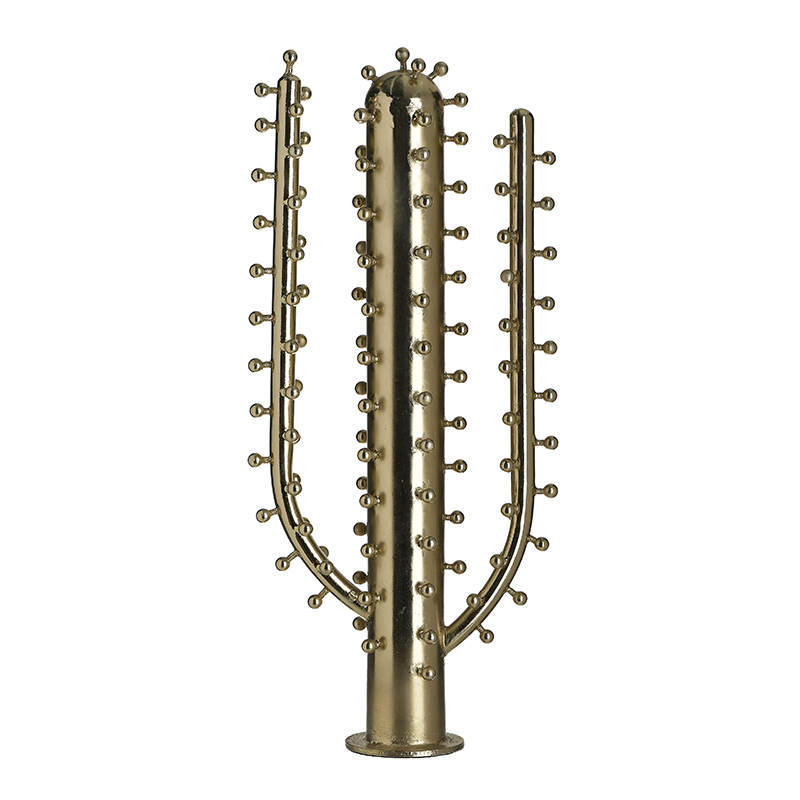 Статуэтка Metal Cactus 46 Золотой Статуэтка Metal Cactus 46 Золотой в Волгограде | Loft Concept