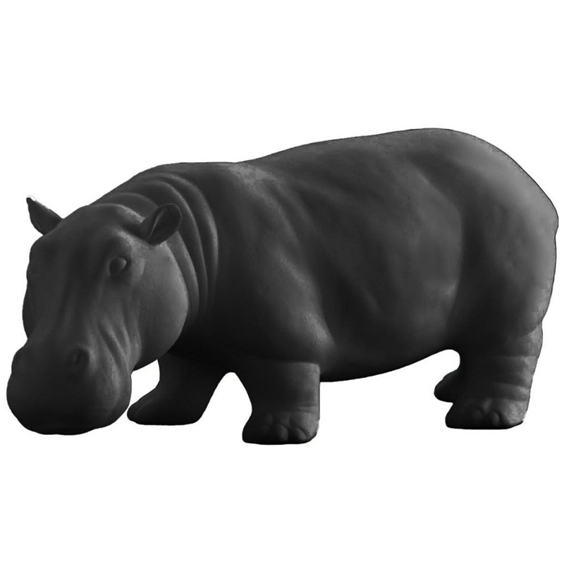 Статуэтка Abhika Hippo Bisc. Black Черный Статуэтка Abhika Hippo Bisc. Black Черный в Волгограде | Loft Concept