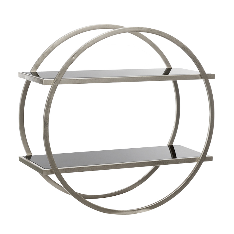 Полка Circle Silver Серый Серебряный Полка Circle Silver Серый Серебряный в Волгограде | Loft Concept