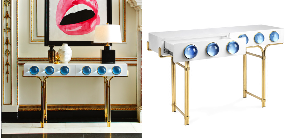 Консоль Globo Console Синий цвет Консоль Globo Console Синий цвет - Loft-Concept в Волгограде