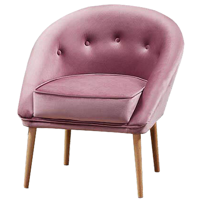 Кресло Gwyn Chair pink Розовый Древесина Кресло Gwyn Chair pink Розовый Древесина в Волгограде | Loft Concept
