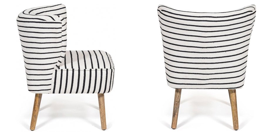 Кресло Black and White Stripes Кресло Black and White Stripes - Loft-Concept в Волгограде