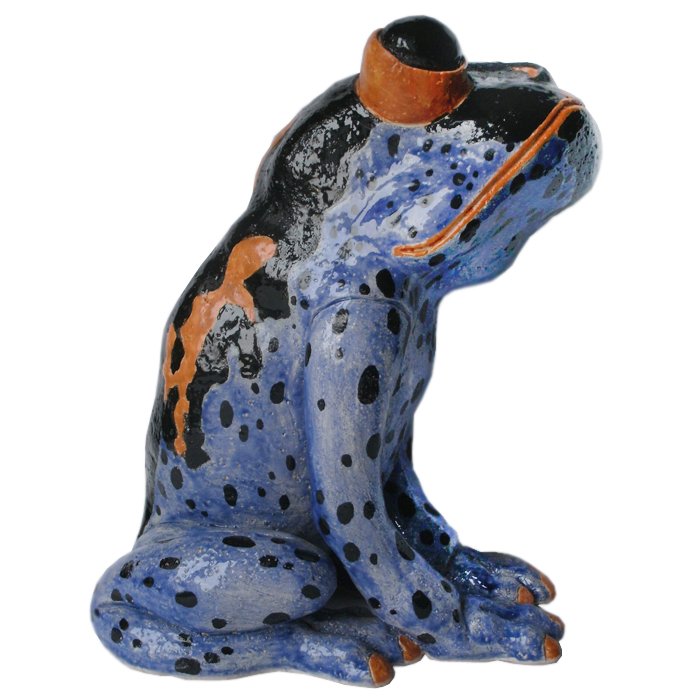 Статуэтка Tropical Frog Синий Оранжевый Статуэтка Tropical Frog Синий Оранжевый в Волгограде | Loft Concept