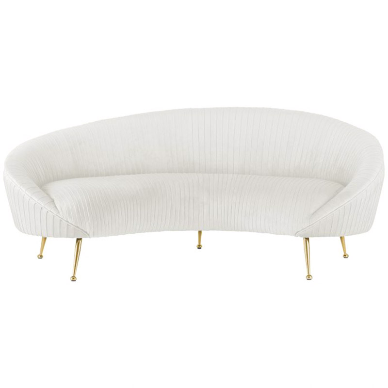 Диван Pebernat Lounge Sofa white Золотой Белый Диван Pebernat Lounge Sofa white Золотой Белый в Волгограде | Loft Concept