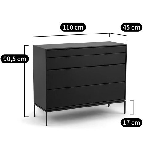 Комод из металла и кожи Guarin Chest of Drawers Комод из металла и кожи Guarin Chest of Drawers в Волгограде