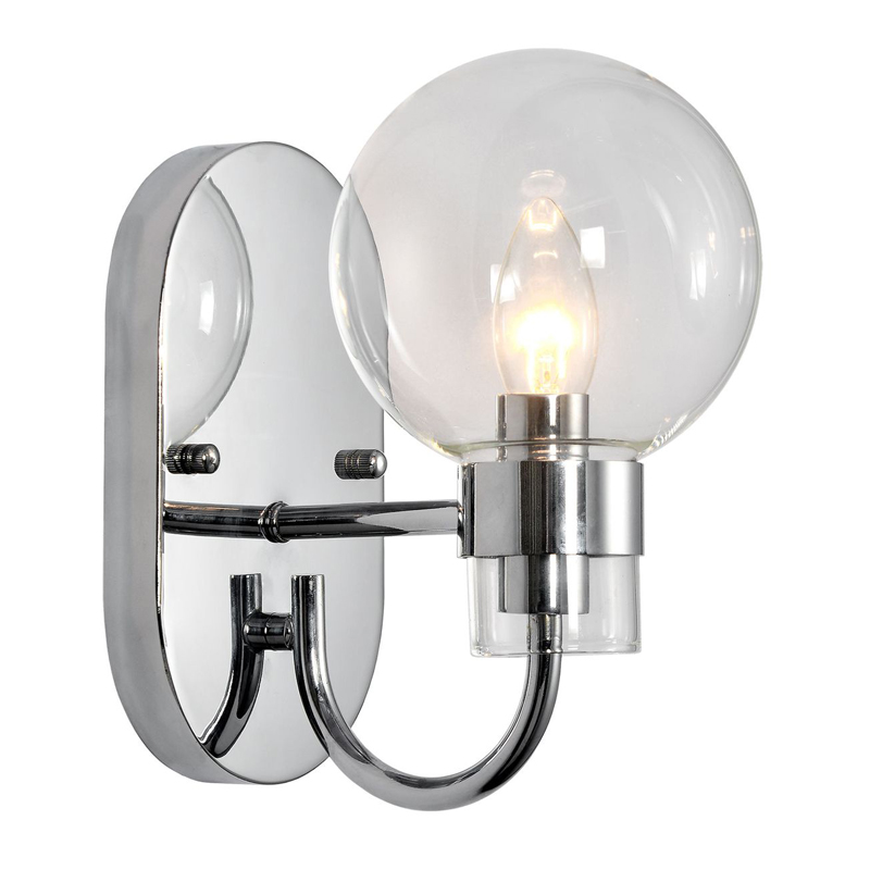 Бра Votrom Sconce chrome Хром Прозрачный (Transparent) Бра Votrom Sconce chrome Хром Прозрачный (Transparent) в Волгограде | Loft Concept