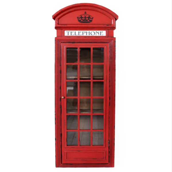 Буфет Red Telephone Box Красный в Волгограде | Loft Concept 