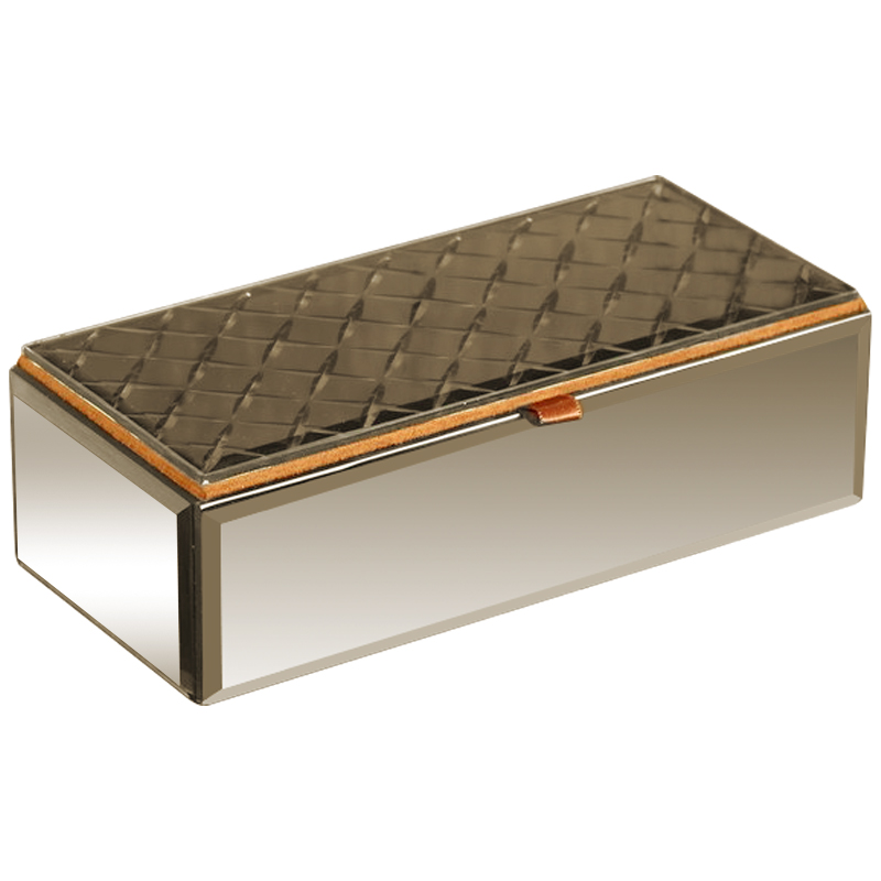 Шкатулка Vega Mirrored Box Зеркало Коричневый Шкатулка Vega Mirrored Box Зеркало Коричневый в Волгограде | Loft Concept
