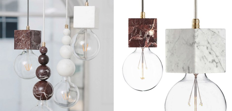 Подвесной светильник MARMOR VELDI Rosso Подвесной светильник MARMOR VELDI Rosso - Loft-Concept в Волгограде