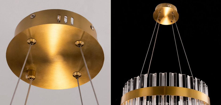 Круглая Люстра Кольцо Хрусталь диаметр 40 см RING Saturno Not Baroncelli Brass Круглая Люстра Кольцо Хрусталь диаметр 40 см RING Saturno Not Baroncelli Brass - Loft-Concept в Волгограде