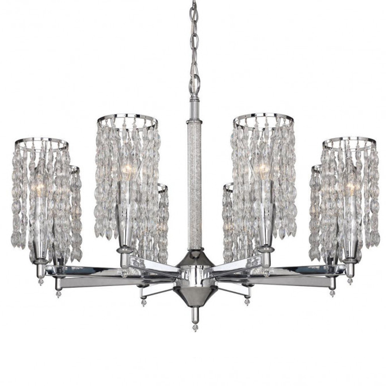 Люстра Messina Crystal Chandelier Прозрачный Хром Люстра Messina Crystal Chandelier Прозрачный Хром в Волгограде | Loft Concept