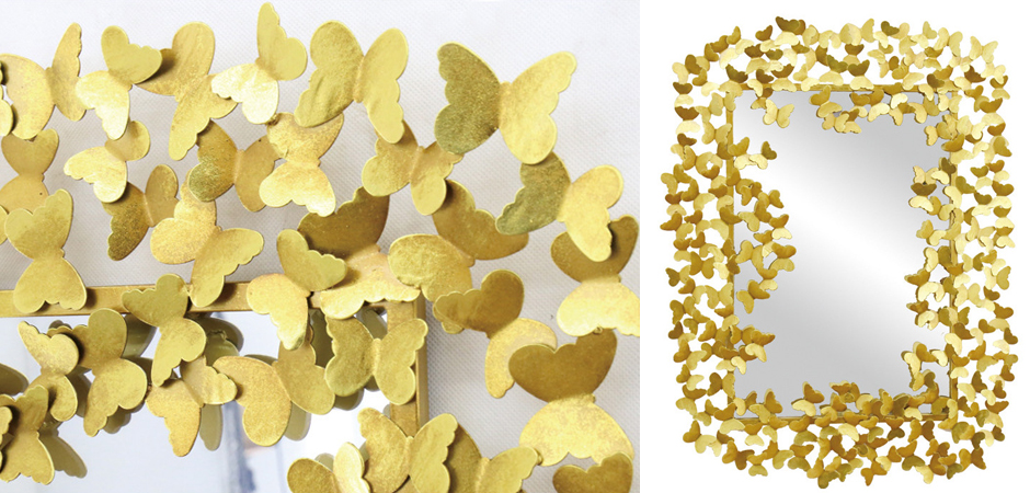 Зеркало Golden Butterflies Mirror - Loft-Concept в Волгограде