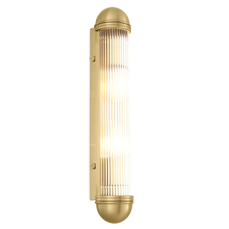 Бра Eichholtz Wall Lamp Auburn Brass Латунь Античная полированная Прозрачный Бра Eichholtz Wall Lamp Auburn Brass Латунь Античная полированная Прозрачный в Волгограде | Loft Concept
