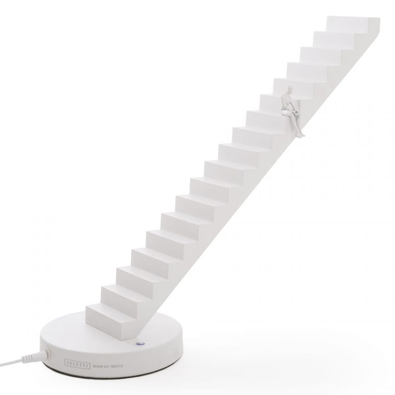 Настольная лампа Seletti Verso Lamp White Белый Настольная лампа Seletti Verso Lamp White Белый в Волгограде | Loft Concept