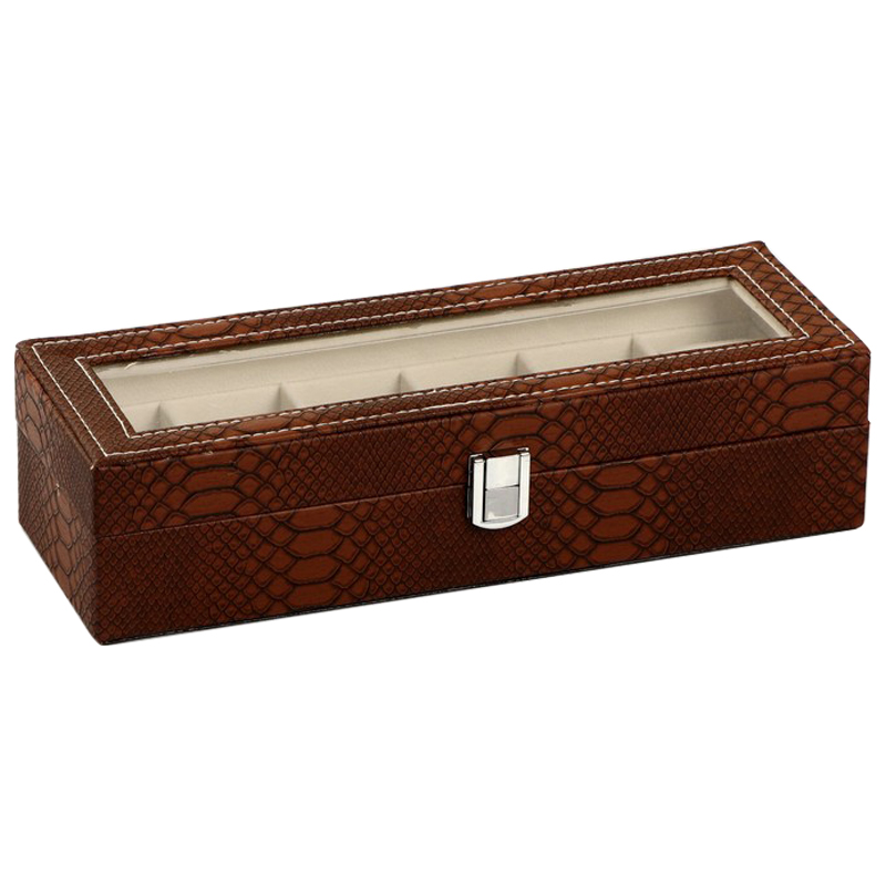 Шкатулка для часов Loren Watch Box Коричневый Шкатулка для часов Loren Watch Box Коричневый в Волгограде | Loft Concept