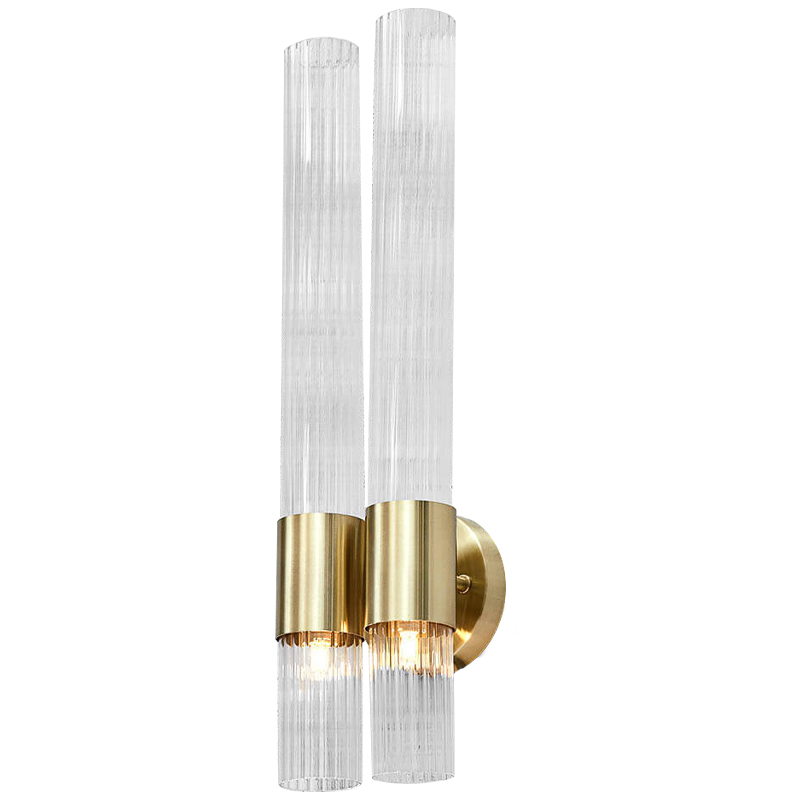 Бра Ingvar sconce Прозрачный Глянцевое золото Бра Ingvar sconce Прозрачный Глянцевое золото в Волгограде | Loft Concept