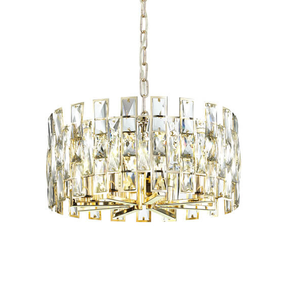 Люстра Tribuno Chandelier 8 Золотой Прозрачный Люстра Tribuno Chandelier 8 Золотой Прозрачный в Волгограде | Loft Concept