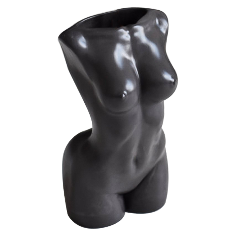 Ваза Vase Female Torso black Черный Ваза Vase Female Torso black Черный в Волгограде | Loft Concept
