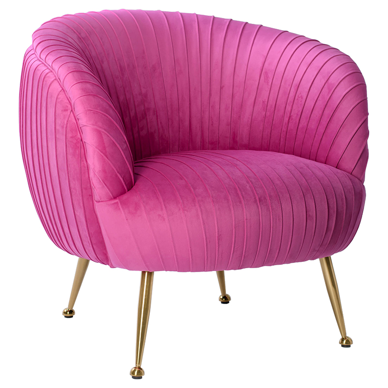 Кресло SOUFFLE CHAIR pink velor Розовый в Волгограде | Loft Concept 