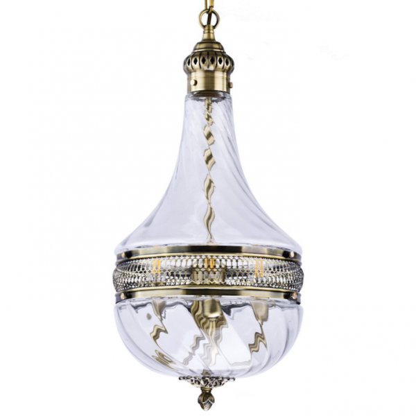 Люстра Capitol Hill Glass Pendant 30 Bronze Темная бронза винтаж Люстра Capitol Hill Glass Pendant 30 Bronze Темная бронза винтаж в Волгограде | Loft Concept